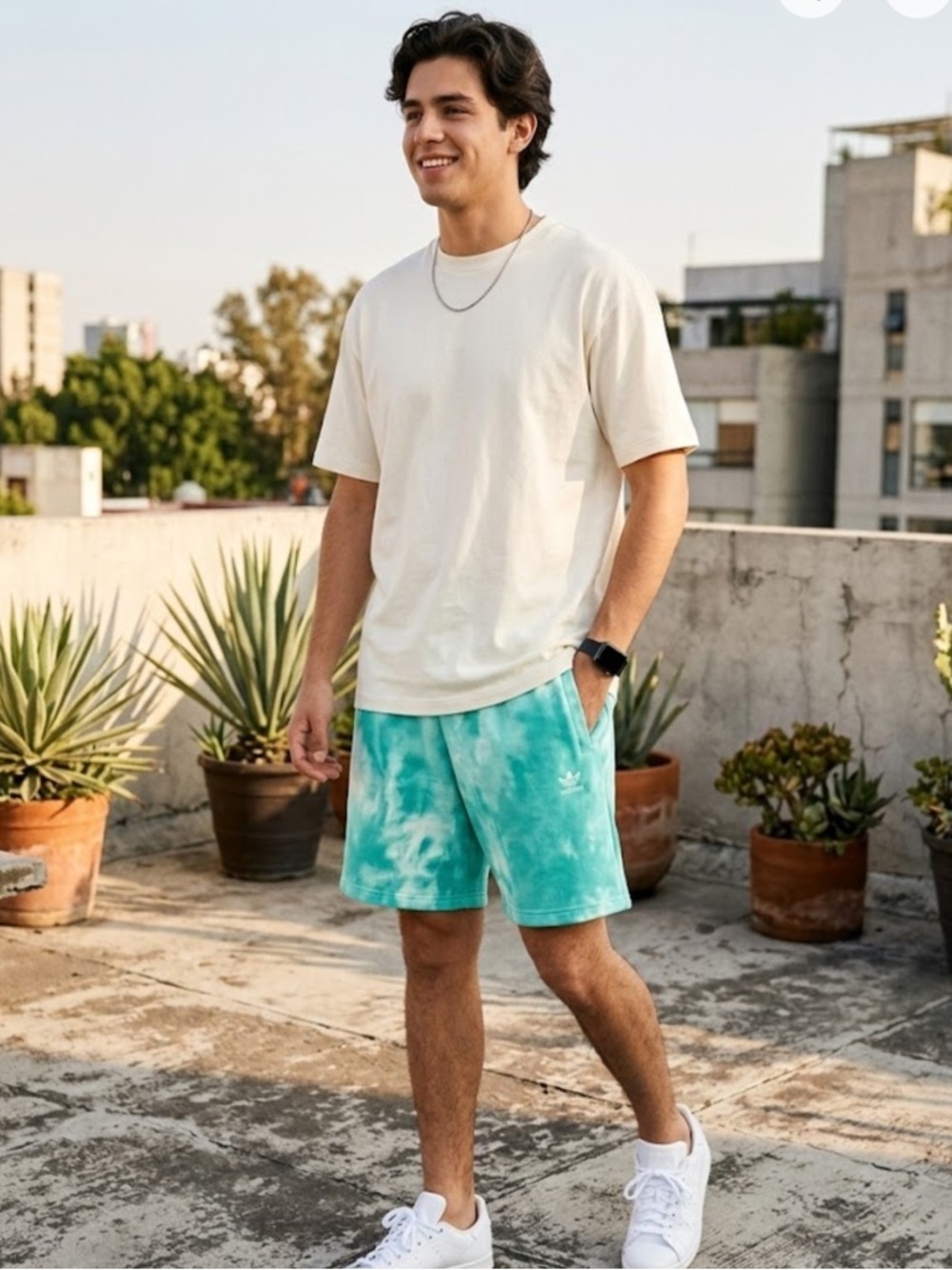 Adidas Aqua Tie-Dye Shorts